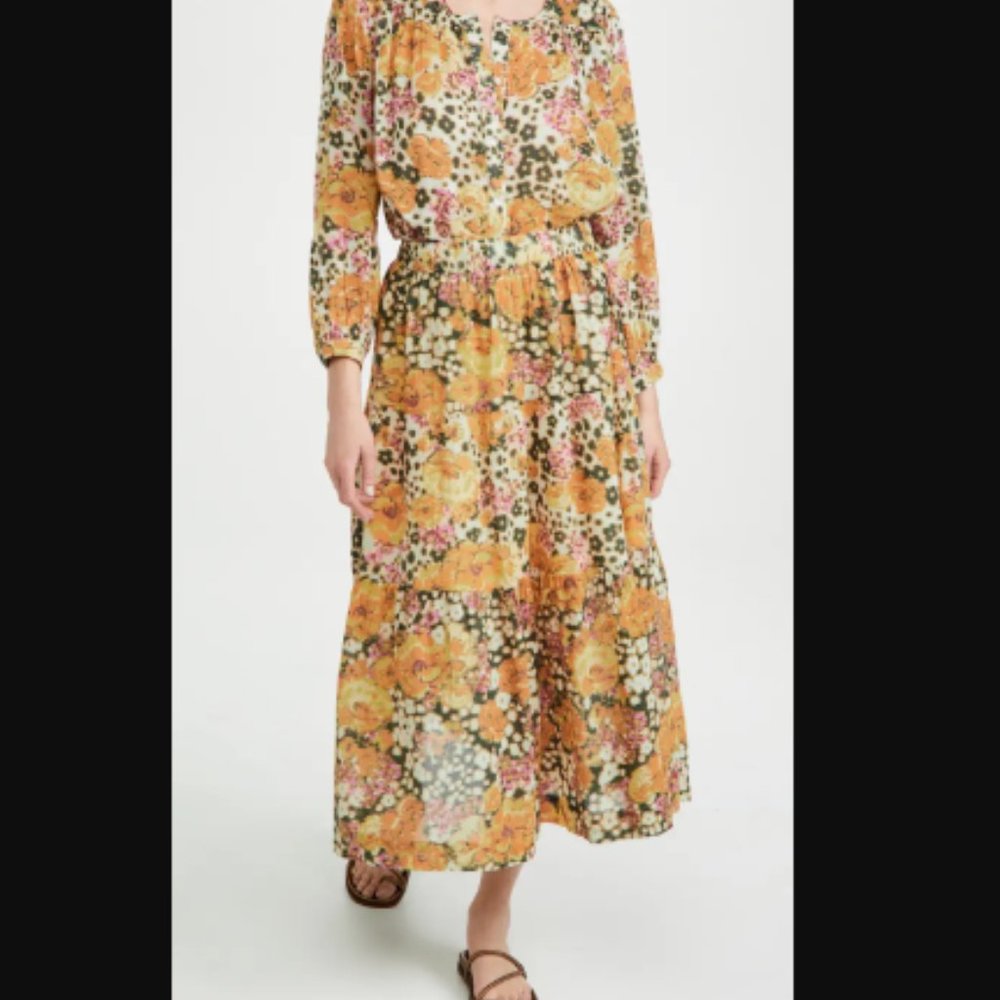 Ba&sh Doddy Floral Print Blouse and Daisy Floral Print Skirt Set